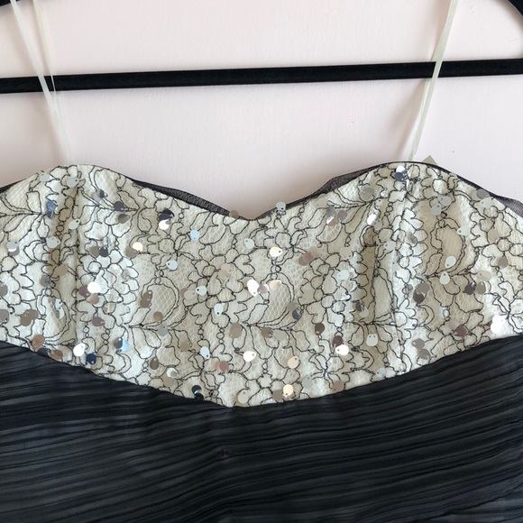 Max and Leo Sequin and lace strapless dress - Picture 4 of 8